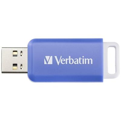 Verbatim V DataBar USB 2.0 Drive USB-stick 64 GB Blauw 49455 USB-A 2.0 Verbatim V DataBar USB 2.0 Drive USB-stick 64 GB Blauw 49455 USB-A 2.0