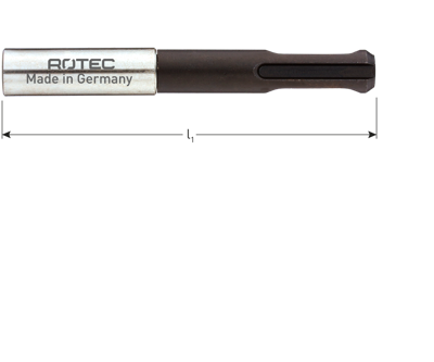 Rotec Bithouder | SDS-plus x85 | Magnetisch | Huls ø11x35 | Met C-ring - 818.0050