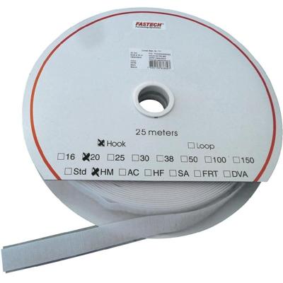 FASTECH® T0101600000325 Klittenband Om vast te plakken Hotmelt Haakdeel (l x b) 25000 mm x 16 mm Wit 25 m