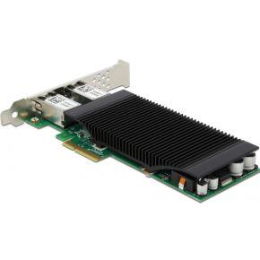 Delock 88500 PCI Express x4-kaart naar 2 x RJ45 Gigabit LAN PoE+ i350 Delock 88500 PCI Express x4-kaart naar 2 x RJ45 Gigabit LAN PoE+ i350