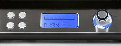 DOMO DO9219W Wafelijzer Met display, Inklapbaar RVS