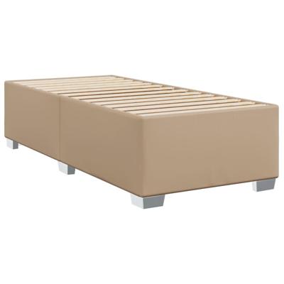 Boxspring met matras kunstleer cappuccinokleurig 180x200 cm - thumbnail