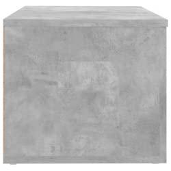 VidaXL Tv-meubel 80x34x30 cm bewerkt hout betongrijs VidaXL Tv-meubel 80x34x30 cm bewerkt hout betongrijs