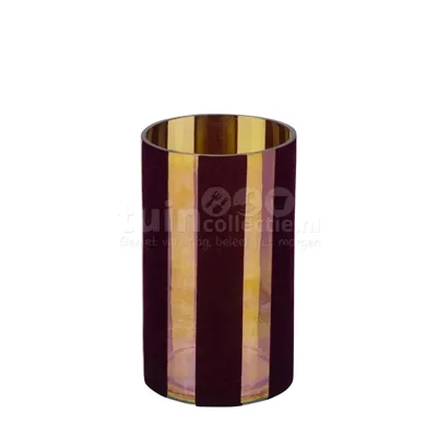 PTMD Waxinelichthouder Jeyden Bordeaux Rood M 20cm