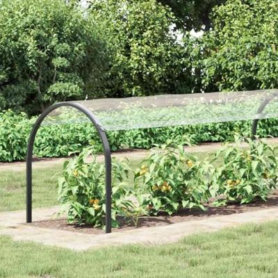 VidaXL Doorzichtig zeildoek met zeilringen 1x10 m pvc
