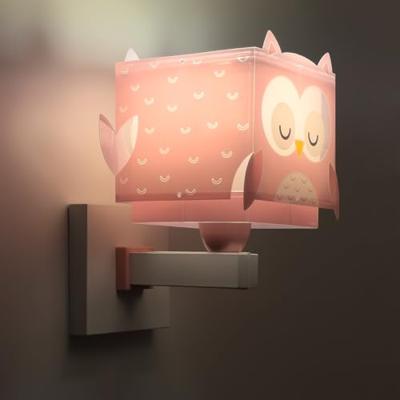 Dalber Wand nachtlampjePink Owl - 64489