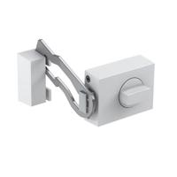 Basi 1304-0201 Extra deurslot met vergrendelbeugel Wit (glanzend) - thumbnail