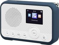 Sangean WFR-39 Zakradio met internetradio Internet, DAB, VHF (FM) Internetradio, FM, WiFi Spotify, Wekfunctie, Oplaadbaar Wit, Blauw - thumbnail