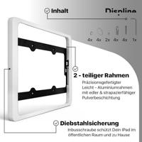 Displine Companion Wall 2.0 Tablet muurhouder Apple iPad 10.9 (10. Gen.), iPad Air 10.9 (4./5. Gen.), iPad Pro 11 (1./2./3./4. Gen.) 27,7 cm (10,9) - 27,9 cm - thumbnail