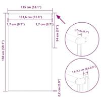 Rolgordijn verduisterend 135x150 cm stofbreedte 131,6 cm - thumbnail