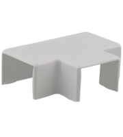 T-stuk kabelgoot wit 10x10mm RAL 9010 Canalit 912910 - thumbnail