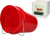 Pluimvee drinkemmer kunststof 6 l red - thumbnail