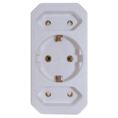 Enzo Drieweg stekker 2xeuro/1x randaarde 6175906