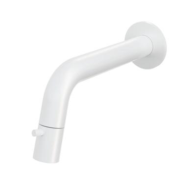 Hotbath Cobber Fonteinkraan Wandmodel - Inbouw - Inkortbaar - Uitvoering WH - Mat Wit - Messing - 60 mm - Waterbesparend