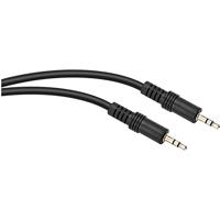 Vivanco 46133 Jackplug Audio Aansluitkabel [1x Jackplug male 3,5 mm - 1x Jackplug male 3,5 mm] 1.50 m Zwart Plat - thumbnail
