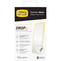 OtterBox Premium Glass-screenprotector voor Samsung Galaxy S23 FE, gehard glas, geavanceerde krasbescherming, overleeft vallen tot 3ft, antimicrobiële bescherming - thumbnail