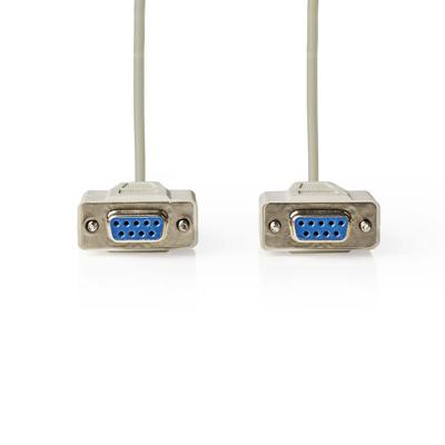 Nullmodemkabel | D-Sub 9-Pins Female - D-Sub 9-Pins Female | 3,0 m | Ivoor