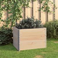 VidaXL 3 st plantenbakken verhoogd 60x80 cm massief grenenhout - thumbnail