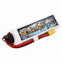 Gens ace LiPo accupack 7.4 V 2200 mAh Aantal cellen: 2 30 C Block XT60 - thumbnail