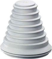 Hensel KST 70 Standentule Plaatdikte (max.): 3 mm Lichtgrijs 1 stuk(s) - thumbnail