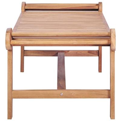 VidaXL Salontafel 100x50x45 cm massief teakhout