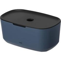 Tiger Opbergbox Met Deksel Tess Vrijstaand Blauw - Zwart Tiger Opbergbox Met Deksel Tess Vrijstaand Blauw - Zwart