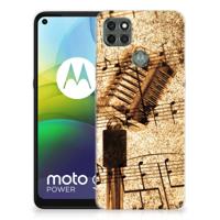 Motorola Moto G9 Power | Siliconen hoesje | met foto Bladmuziek - thumbnail