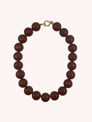 Bonnie Studios Wilma ketting bruin Bonnie Studios Wilma ketting bruin