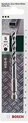 Bosch Accessoires HSS-R Metaalboor Zeskant 5mm - 2609255142
