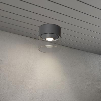 Konstsmide 7883-370 Varese Buitenplafondlamp LED 6 W Energielabel: G (A - G) Antraciet, Antraciet (mat)