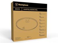 Westinghouse Pannendeksel ø 30 cm - met zwarte knop - thumbnail