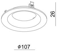 Deko Light 930399 Reflector IP20 Goud - thumbnail