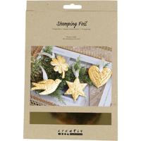 Reliëffolie, A5, vel 148x210, dikte 0,9 mm, goud, 10 stuk/ 1 doos - thumbnail