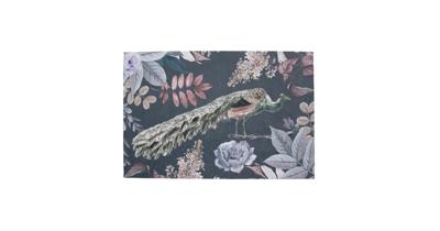 Fluwelen Wandpaneel met Bloemen (Model 7)