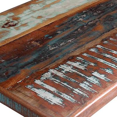 Eettafel 120x60x76 cm massief gerecycled hout
