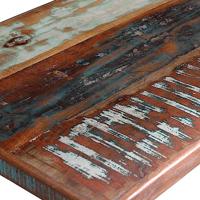 Eettafel 120x60x76 cm massief gerecycled hout - thumbnail