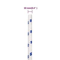VidaXL Boot touw 10 mm 100 m polypropyleen wit - thumbnail