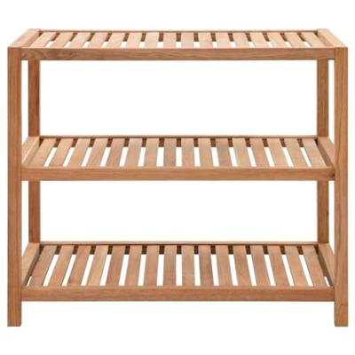 VidaXL Badkamerrek 65x40x55 cm massief walnotenhout