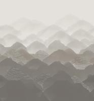 Hohenberger Yuuma Fotobehang abstracte bergen - 18286Y - thumbnail