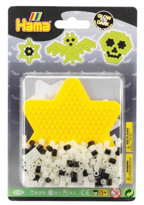 Hama Strijkkralen Glow In The Dark Set 375 Stuks