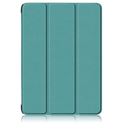 Lunso - iPad 10 (2022) - Tri-Fold Bookcase hoes - Groen Lunso - iPad 10 (2022) - Tri-Fold Bookcase hoes - Groen