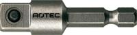 Rotec Adapter E 6,3 x 50mm x 3/8"-4-kt. met stift - 820.00501 - 820.00501 - thumbnail