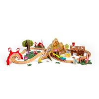 Bigjigs houten monster treinset, 50dlg. - thumbnail