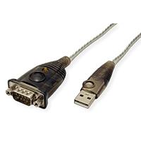 ATEN USB 2.0 Kabel A Male - SUB-D 9-Pins Male Rond 100 cm Zilver - thumbnail