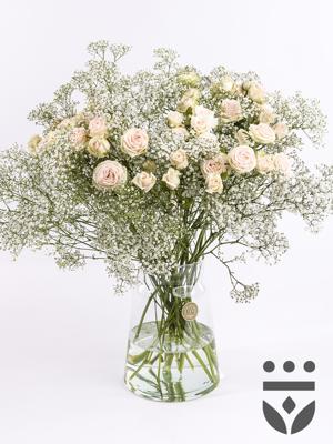 Pastel centerpiece - Zilver | Medium