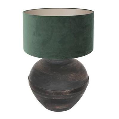 Steinhauer Chique schemerlamp Lyons B met groene velours kap 3473ZW