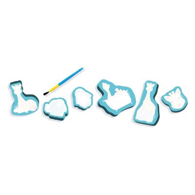 Sophie La Girafe - Waterkleuring in het bad