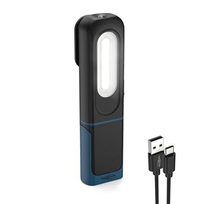 Ansmann 1600-0706 Wiederaufladbare Arbeitsleuchte WL350R Werklamp COB LED werkt op een accu 350 lm Ansmann 1600-0706 Wiederaufladbare Arbeitsleuchte WL350R Werklamp COB LED werkt op een accu 350 lm