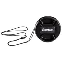 Hama Lensdop voor 72 mm lens, veiligheidskoord, smart snap, zwart - thumbnail