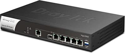 Draytek Vigor 2962 bedrade router 2.5 Gigabit Ethernet Zwart, Wit Draytek Vigor 2962 bedrade router 2.5 Gigabit Ethernet Zwart, Wit